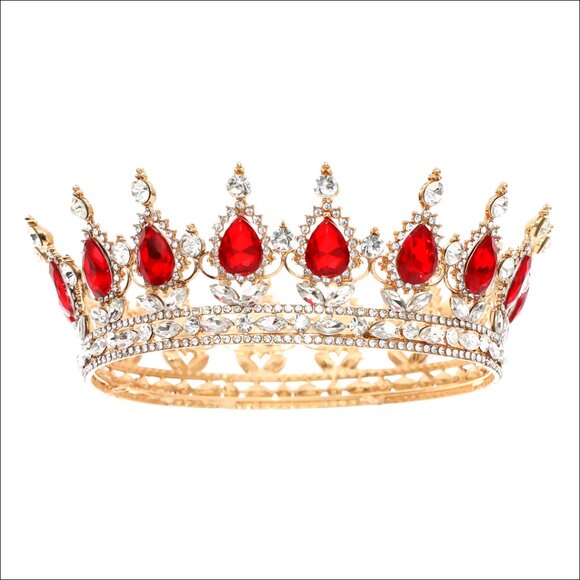 Rhinestone Crystal Wedding Tiara Headband for Bridal Party Costume